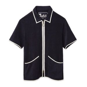 NWT Tombolo “Standard Issue” Cabana Shirt in Midnight Blue